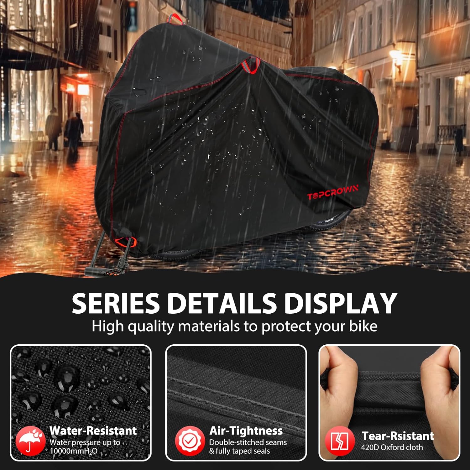 Bike Cover Waterproof Outdoor Storage review - hammymoto.com